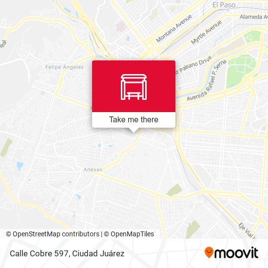 Calle Cobre 597 map