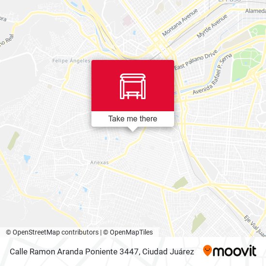 Calle Ramon Aranda Poniente 3447 map
