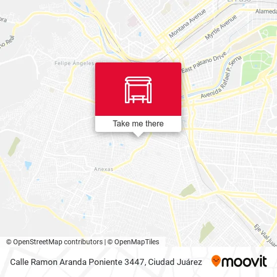 Mapa de Calle Ramon Aranda Poniente 3447