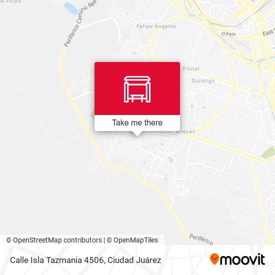 Calle Isla Tazmania 4506 map