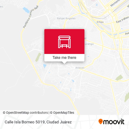 Calle Isla Borneo 5019 map