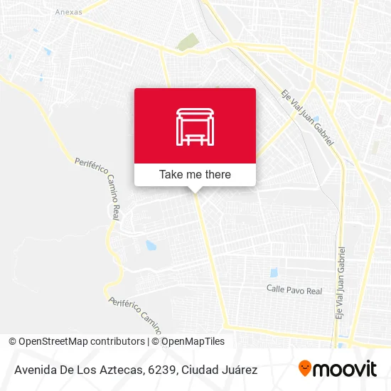 Mapa de Avenida De Los Aztecas, 6239