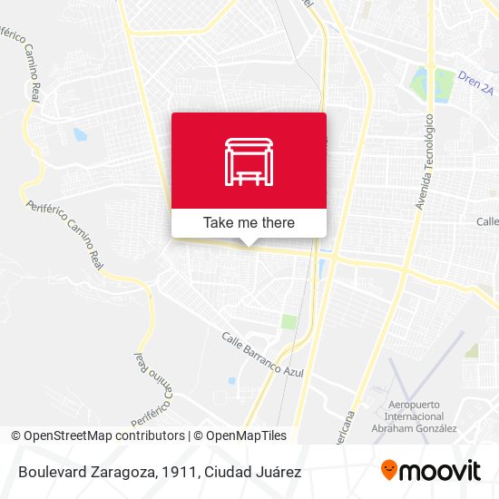 Boulevard Zaragoza, 1911 map