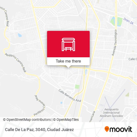 Calle De La Paz, 3040 map
