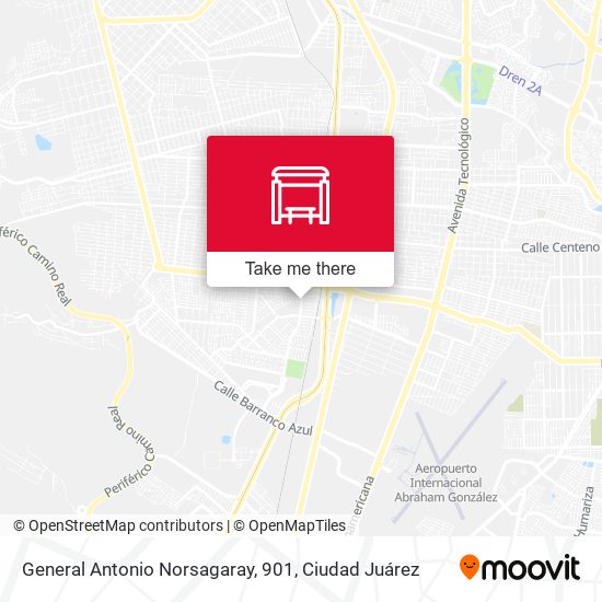General Antonio Norsagaray, 901 map