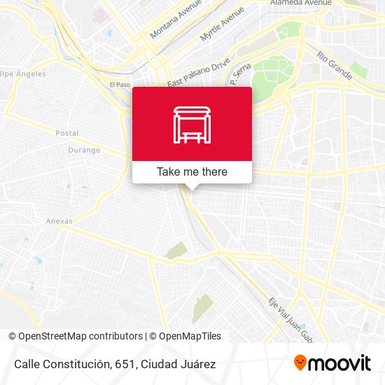 Calle Constitución, 651 map