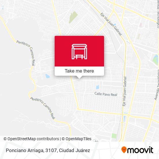 Ponciano Arriaga, 3107 map