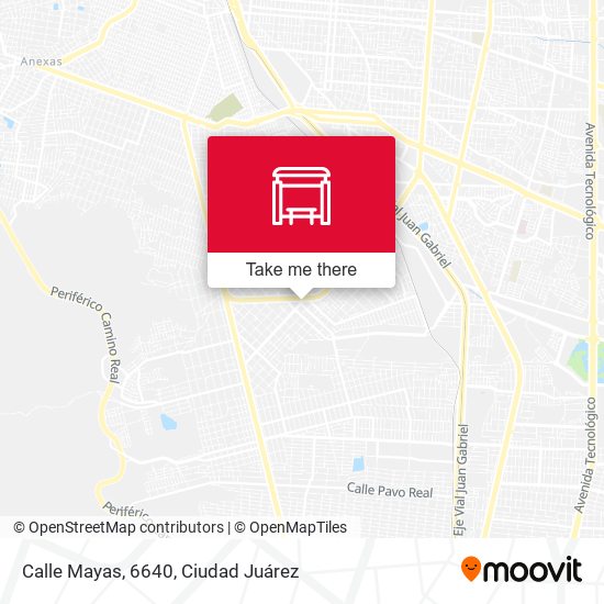 Calle Mayas, 6640 map