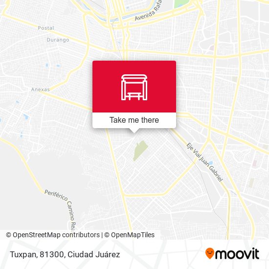 Mapa de Tuxpan, 81300
