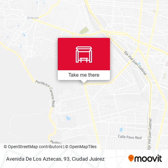 Mapa de Avenida De Los Aztecas, 93