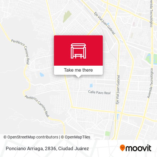 Ponciano Arriaga, 2836 map