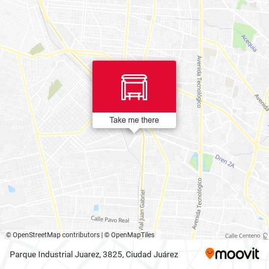 Parque Industrial Juarez, 3825 map