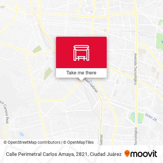 Mapa de Calle Perimetral Carlos Amaya, 2821
