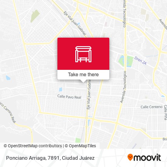 Ponciano Arriaga, 7891 map