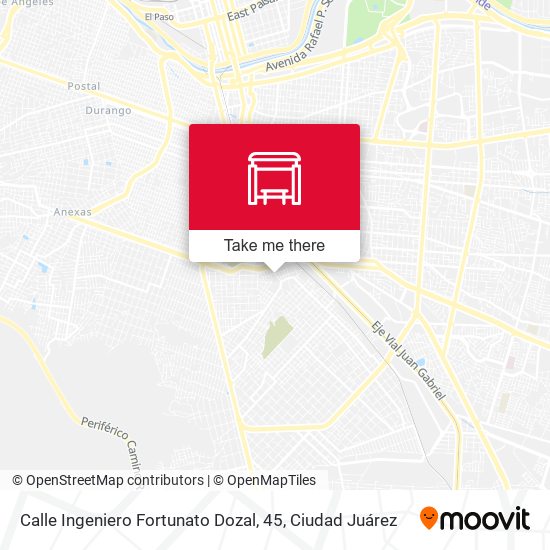 Calle Ingeniero Fortunato Dozal, 45 map