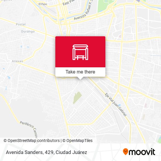 Avenida Sanders, 429 map