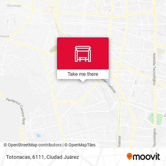 Totonacas, 6111 map