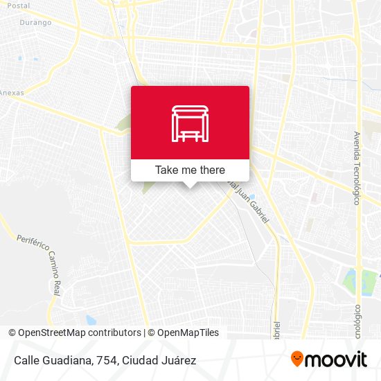 Mapa de Calle Guadiana, 754