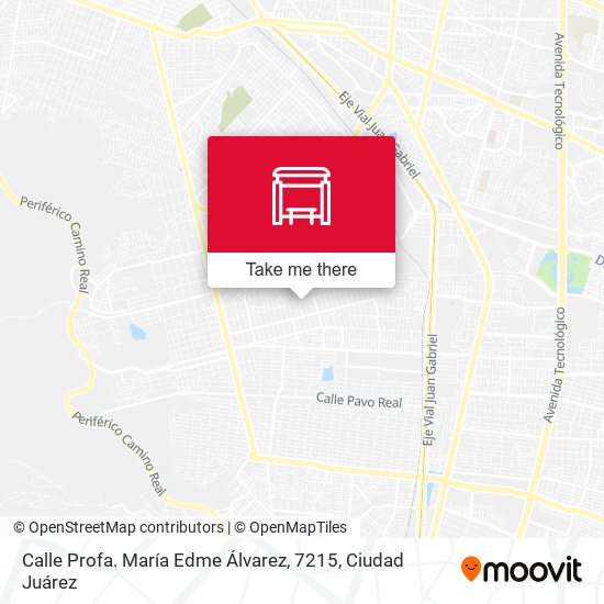 Mapa de Calle Profa. María Edme Álvarez, 7215