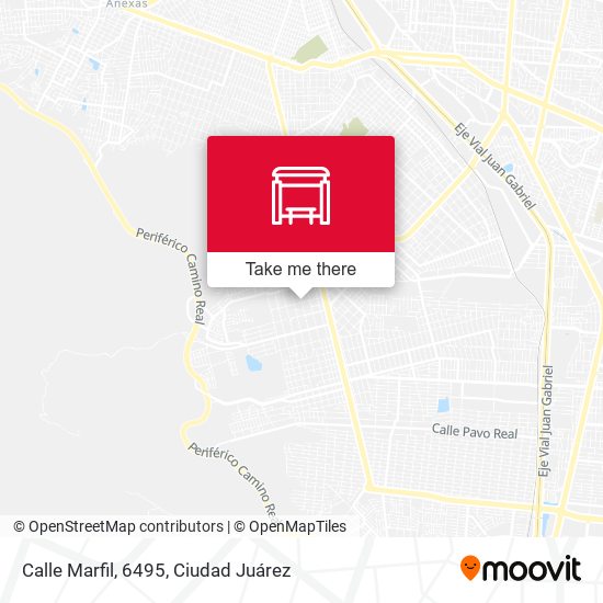 Calle Marfil, 6495 map