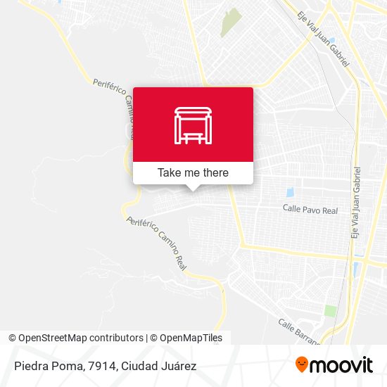 Piedra Poma, 7914 map