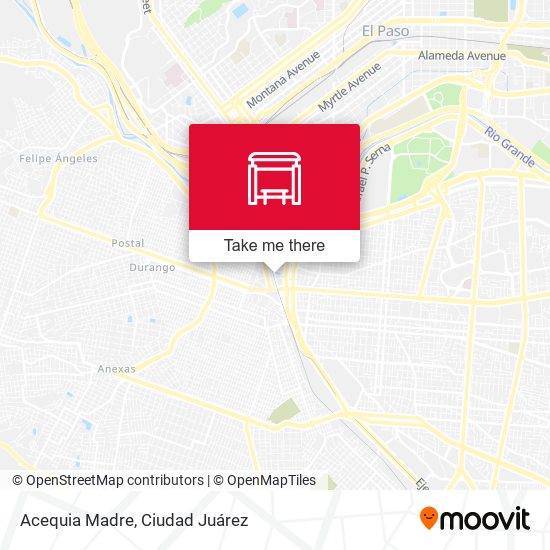 Acequia Madre map