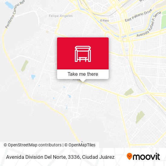 Avenida División Del Norte, 3336 map