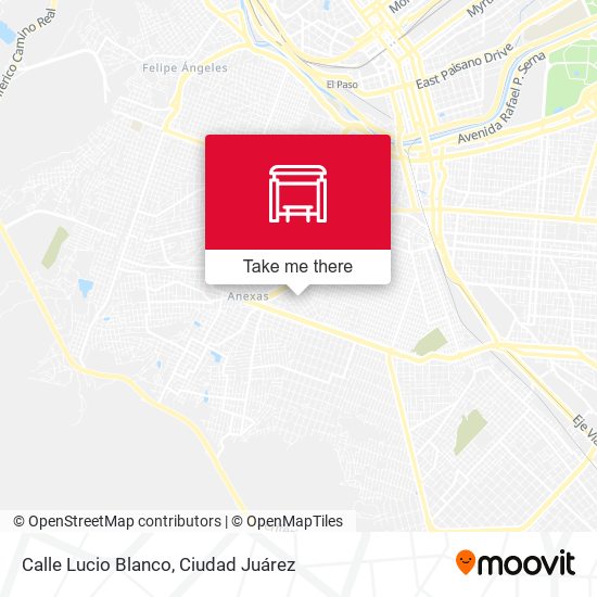 Calle Lucio Blanco map