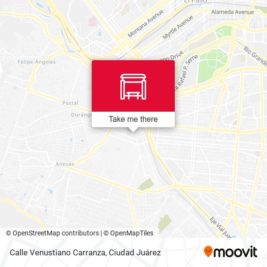 Calle Venustiano Carranza map