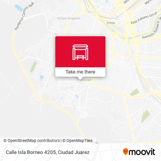 Calle Isla Borneo 4205 map
