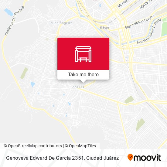 Genoveva Edward De García 2351 map