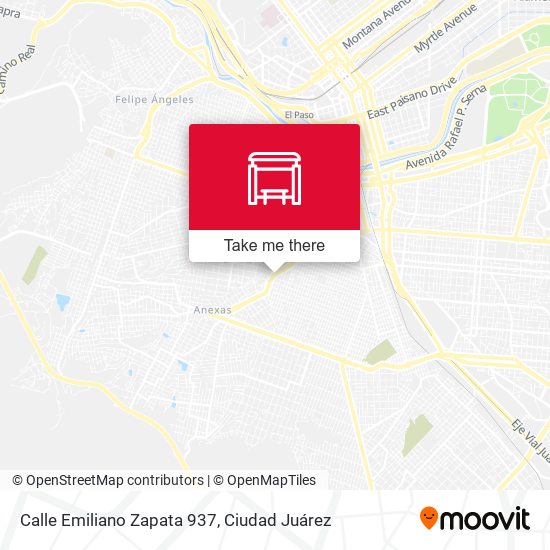 Mapa de Calle Emiliano Zapata 937