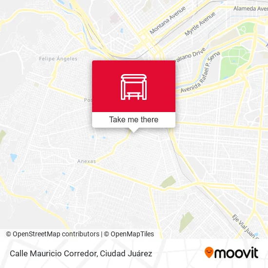 Mapa de Calle Mauricio Corredor