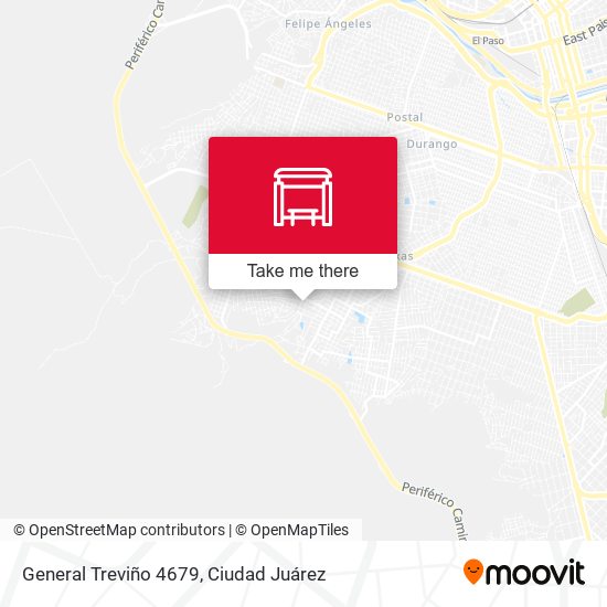 General Treviño 4679 map