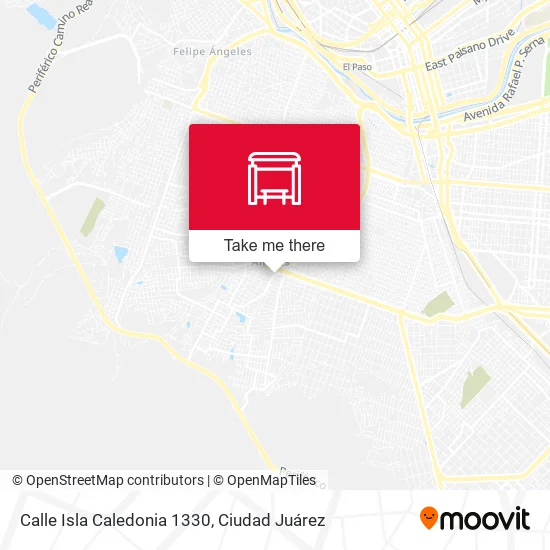 Mapa de Calle Isla Caledonia 1330