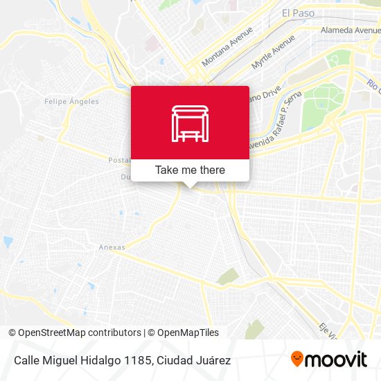 Mapa de Calle Miguel Hidalgo 1185
