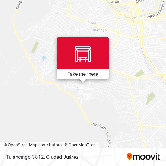 Tulancingo 3812 map
