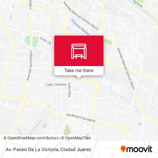 Mapa de Av. Paseo De La Victoria