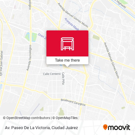 Av. Paseo De La Victoria map