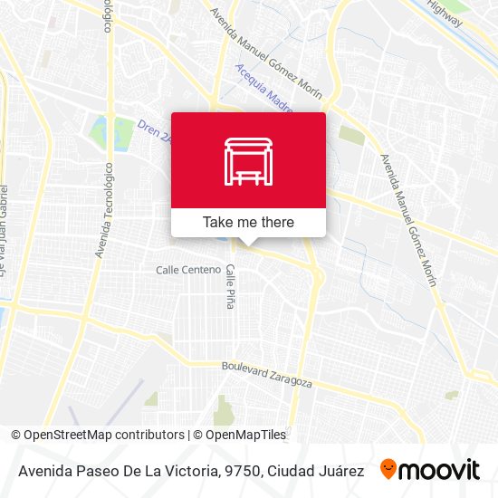 Avenida Paseo De La Victoria, 9750 map