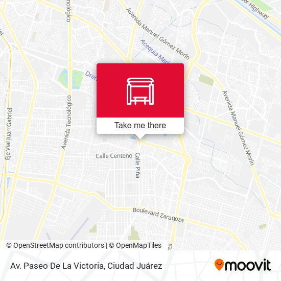 Mapa de Av. Paseo De La Victoria