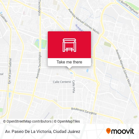 Mapa de Av. Paseo De La Victoria