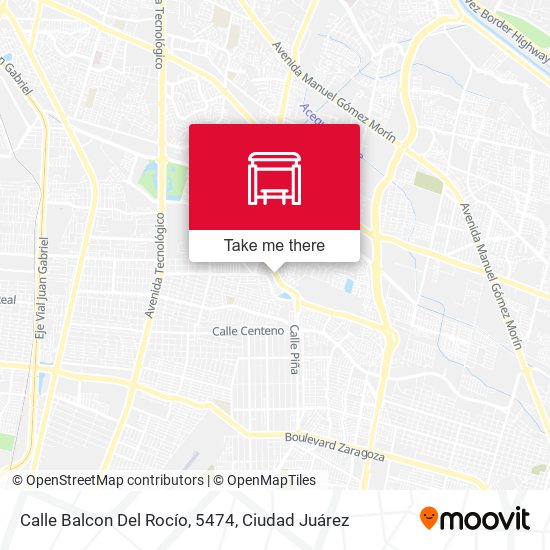 Calle Balcon Del Rocío, 5474 map
