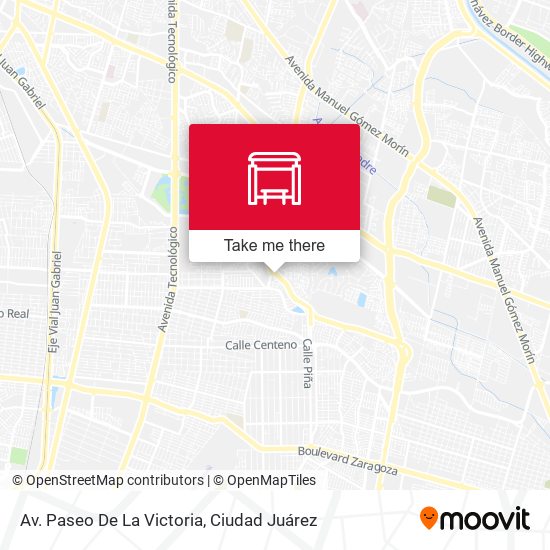 Av. Paseo De La Victoria map