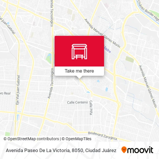 Avenida Paseo De La Victoria, 8050 map