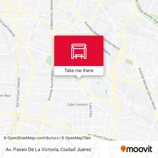 Mapa de Av. Paseo De La Victoria