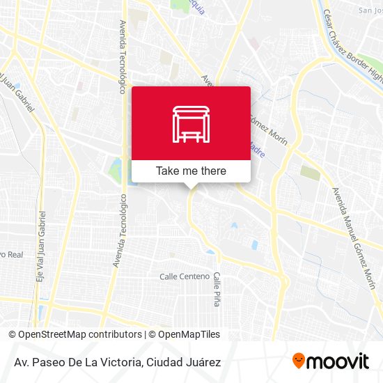 Av. Paseo De La Victoria map