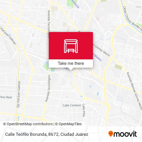 Calle Teófilo Borunda, 8672 map