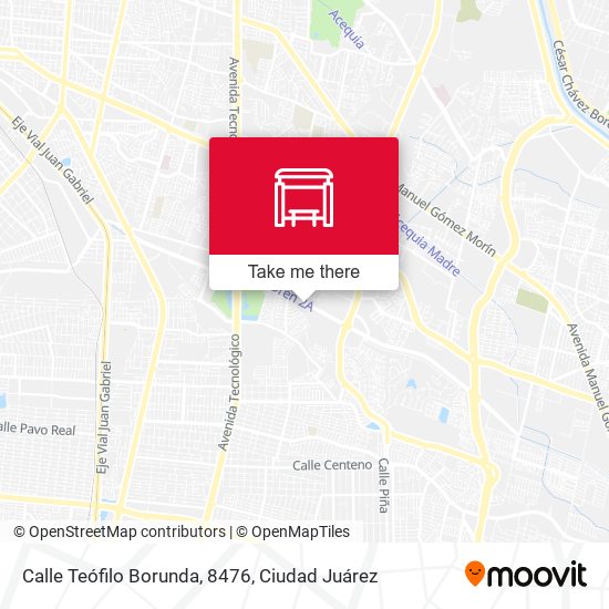 Calle Teófilo Borunda, 8476 map