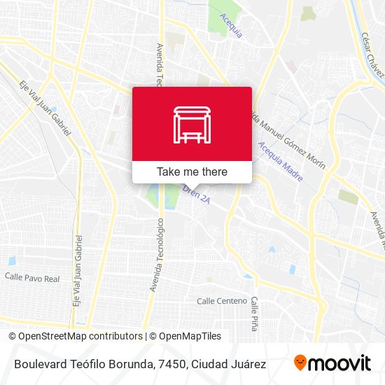Boulevard Teófilo Borunda, 7450 map